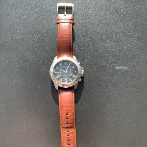 Michael Kors Black & Silver Chronograph Watch